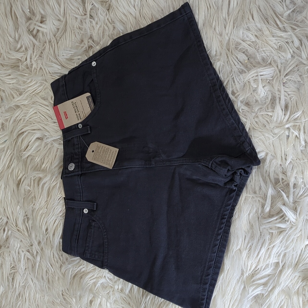 Levi's high waisted mom shorts
